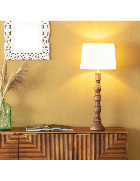 Lampe à Poser en bois Anand ILUZZIA