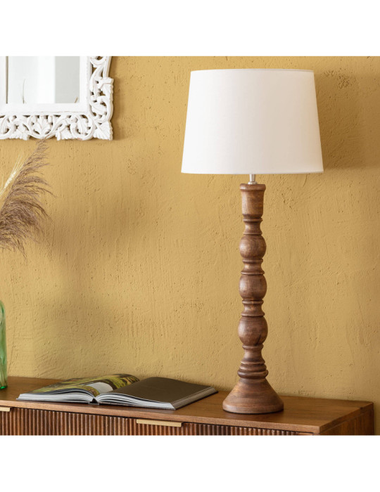Lampe à Poser en bois Anand ILUZZIA