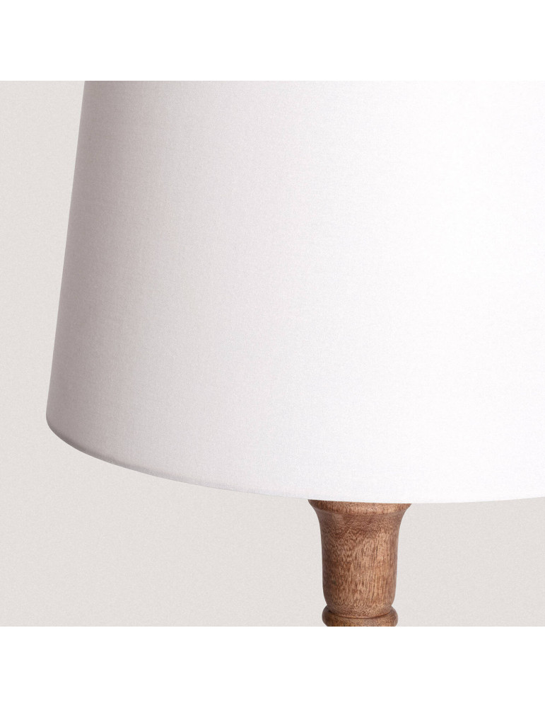 Lampe à Poser en bois Anand ILUZZIA