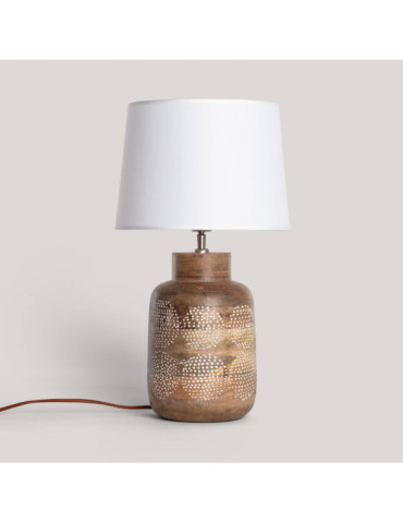 Lampe à Poser Bois Akash ILUZZIA