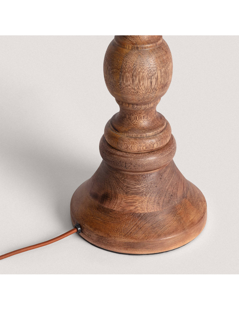 Lampe à Poser en bois Anand ILUZZIA