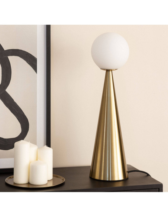 Lampe à Poser Métal et Verre Hipias