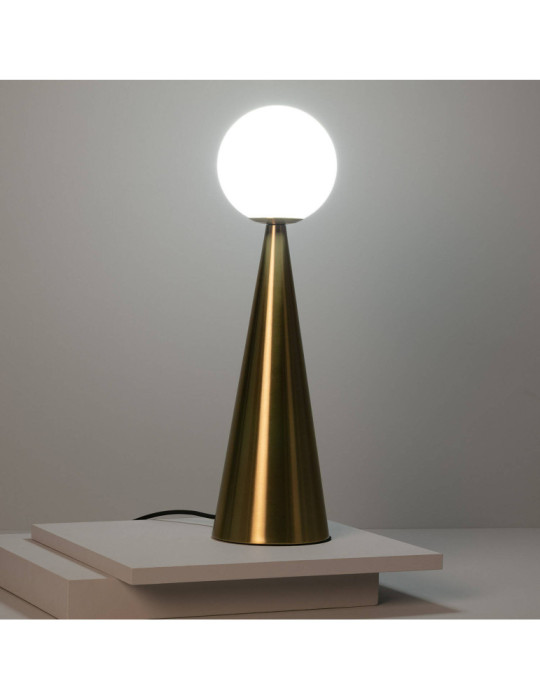 Lampe à Poser Métal et Verre Hipias