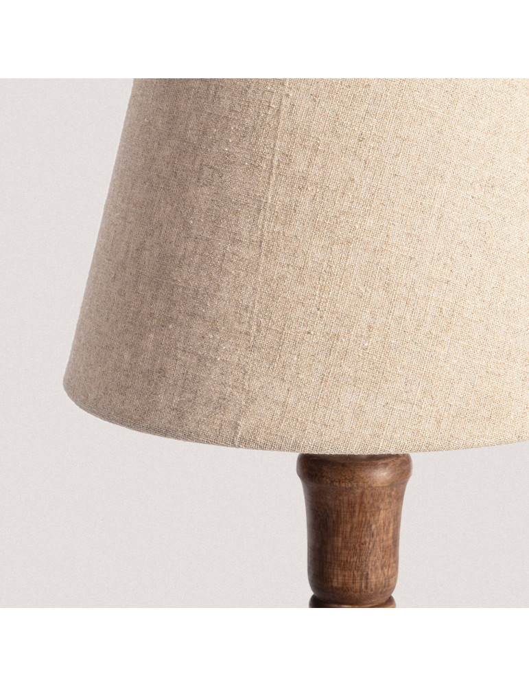 Lampe à Poser en bois Anand ILUZZIA