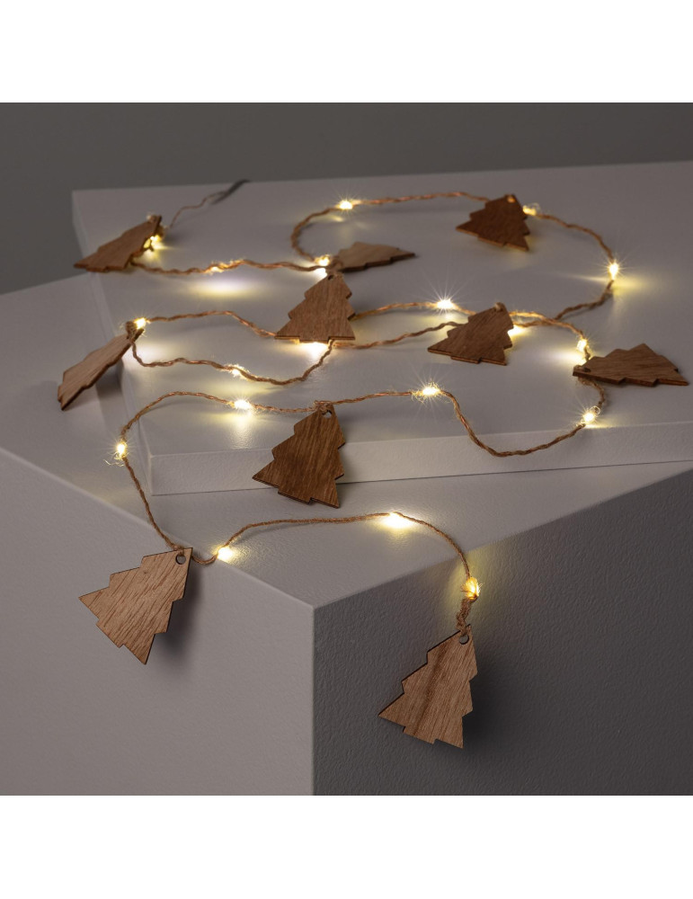 Guirlande LED Tirza de Noël à Piles 2.2m