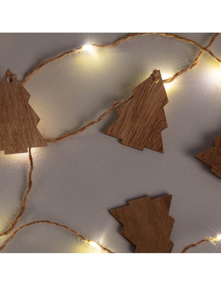 Guirlande LED Tirza de Noël à Piles 2.2m