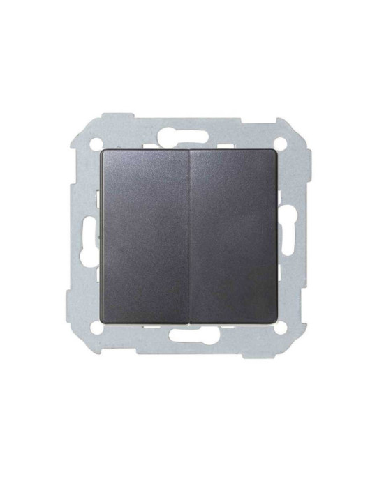 Interrupteur Double + Touche SIMON 82 Concept 8200398
