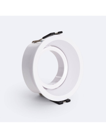 Collerette Downlight Conique Orientable pour Ampoule LED GU10 / GU5.3 Coupe Ø75 mm Suefix