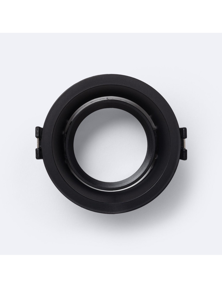 Collerette Downlight Conique Orientable pour Ampoule LED GU10 / GU5.3 Coupe Ø75 mm Suefix