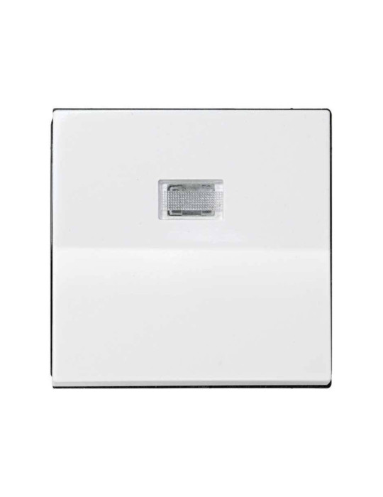 Touche Individuelle Blanche avec Voyant Lumineux SIMON 28 28011-30