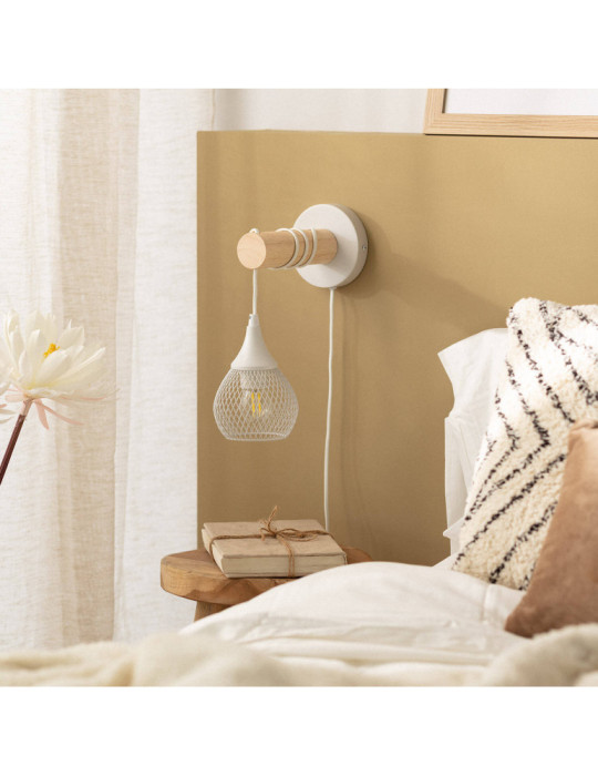 Lampe Murale Bois et Métal Monah