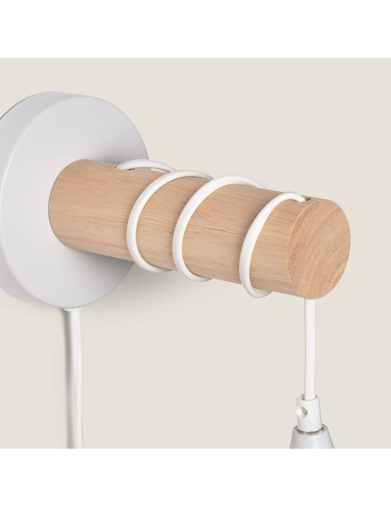 Lampe Murale Bois et Métal Monah