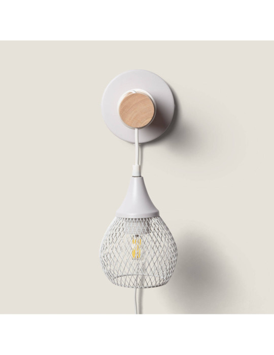 Lampe Murale Bois et Métal Monah