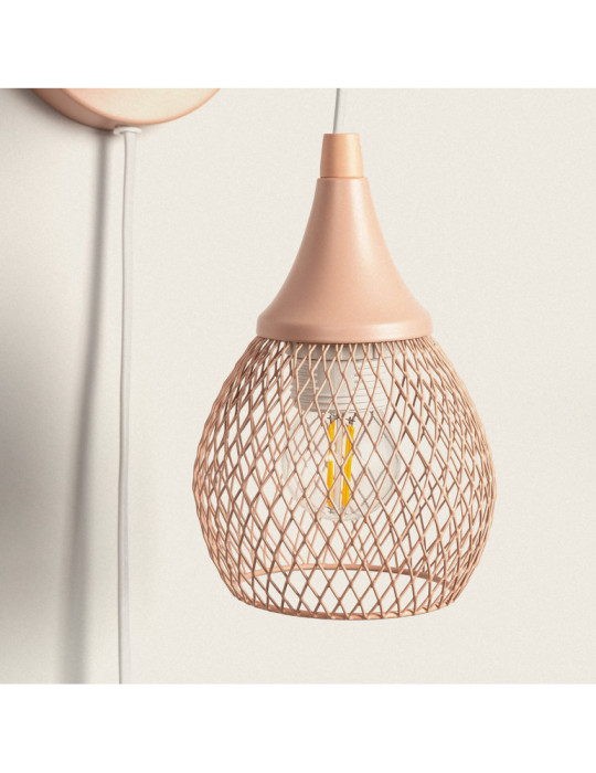 Lampe Murale Bois et Métal Monah