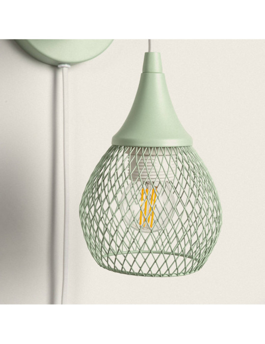 Lampe Murale Bois et Métal Monah