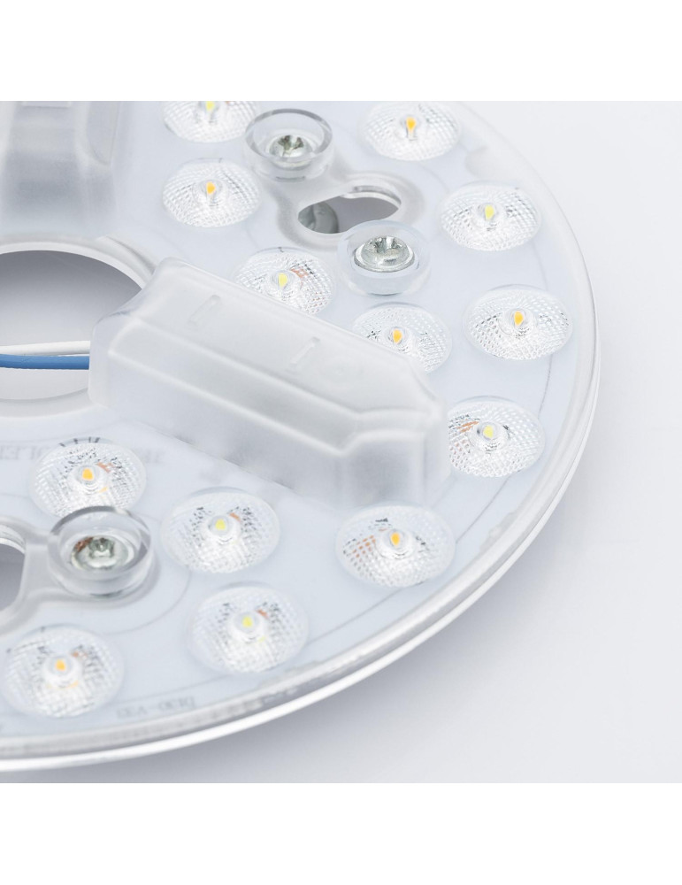 Éclairage de Rechange pour Ventilateur de Plafond LED 15W 220V CCT PCB avec Aimant