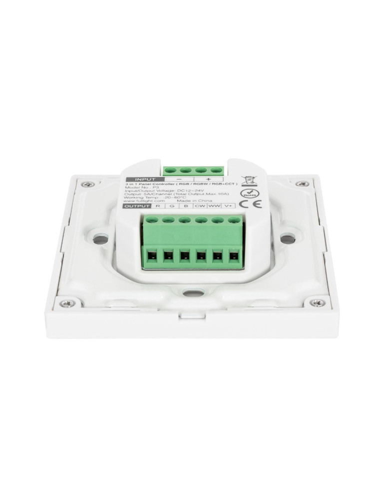 Contrôleur Variateur Mural Tactile LED RGB/RGBW/RGB+CCT 12/24 V DC RF MiBoxer P3