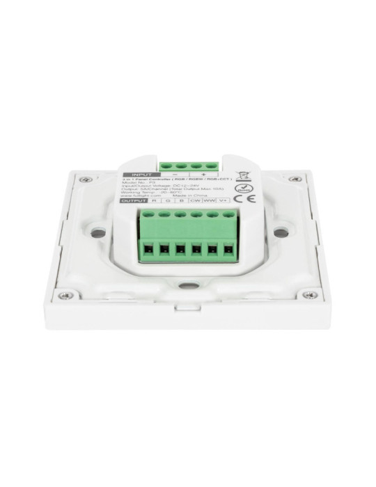 Contrôleur Variateur Mural Tactile LED RGB/RGBW/RGB+CCT 12/24 V DC RF MiBoxer P3