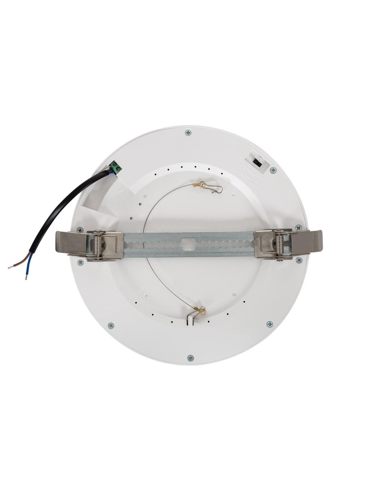 Dalle LED 18W CCT Sélectionnable Ronde Coupe Ajustable Ø75-210 mm avec Cadre Aluminium