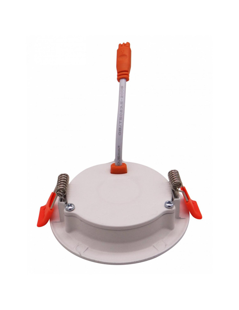 Dalle LED 7W Ronde CCT Microprismatique LIFUD Coupe Ø 75 mm