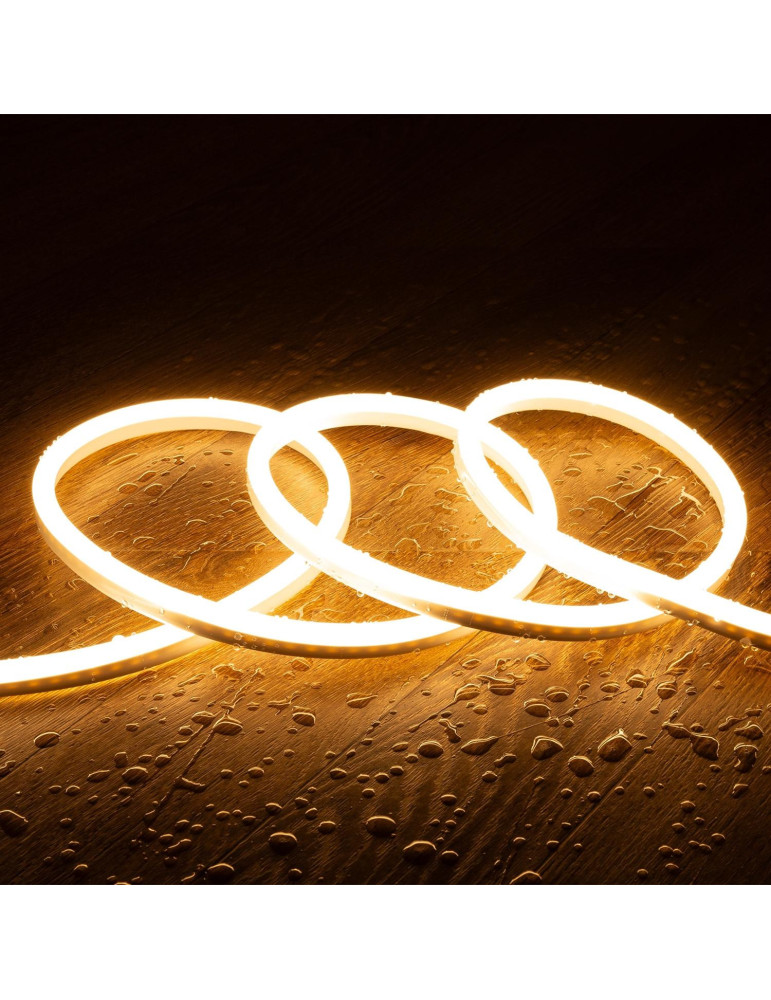 Ruban Néon LED Dimmable 220V SFLEX8 IP65 sur mesure coupe tous les 100 cm