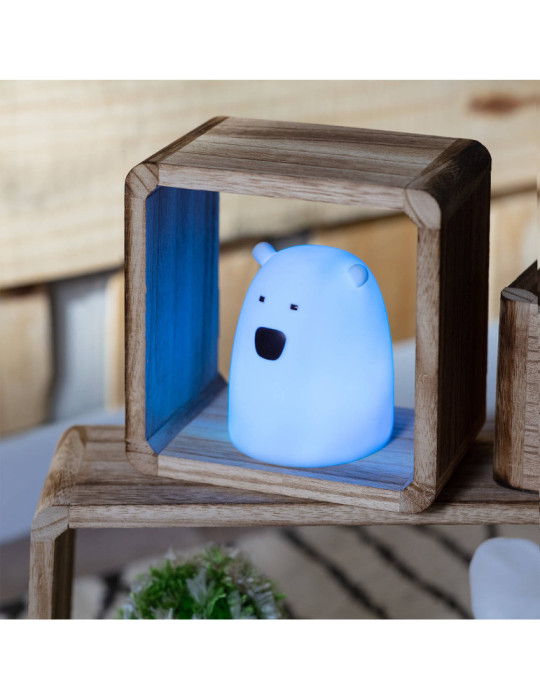 Veilleuse de Nuit LED RGB Chevet Kids Ours