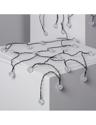 Guirnalda SnowFlakeBalls LED con Cargador Solar