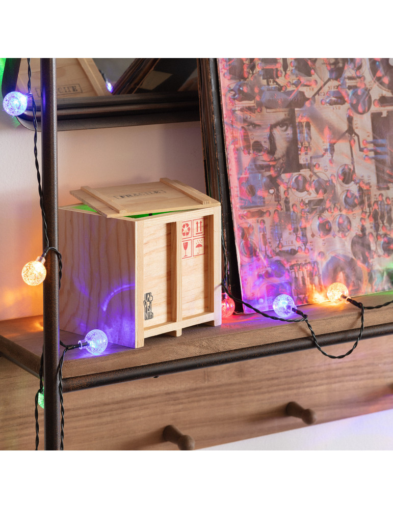 Guirnalda SnowFlakeBalls LED con Cargador Solar