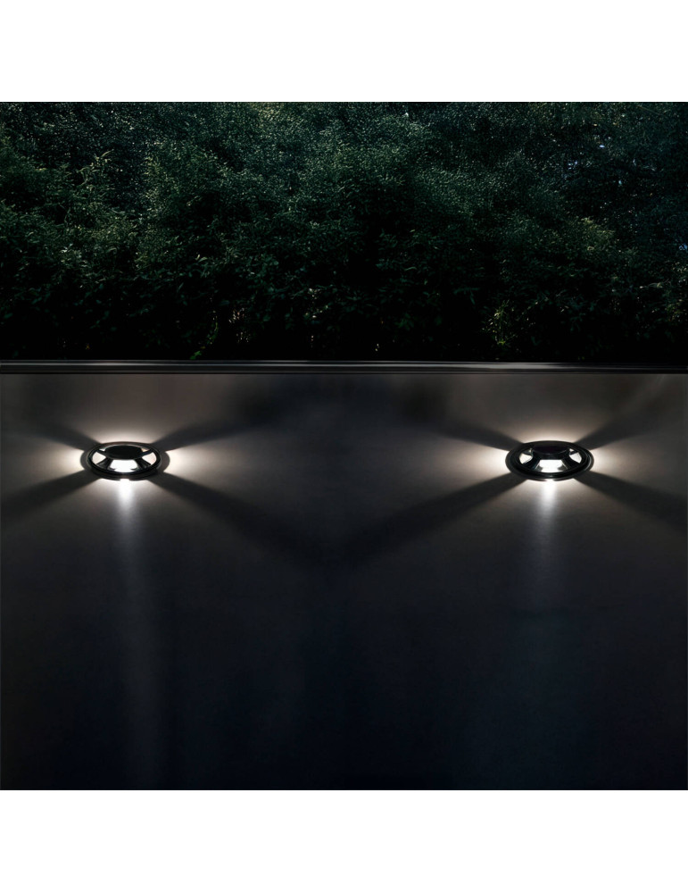 Balise Extérieure LED 1W Encastrable au Sol Letso 3L Grise