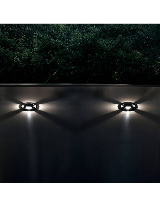 Balise Extérieure LED 1W Encastrable au Sol Letso 3L Grise