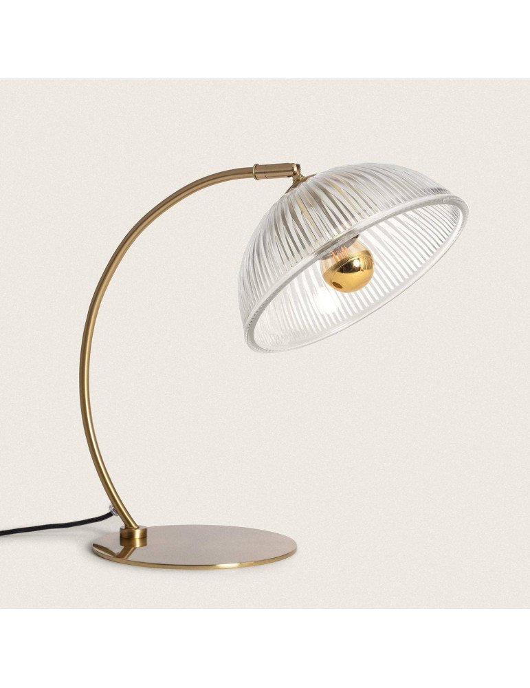 Lampe à Poser Métal et Verre Shila