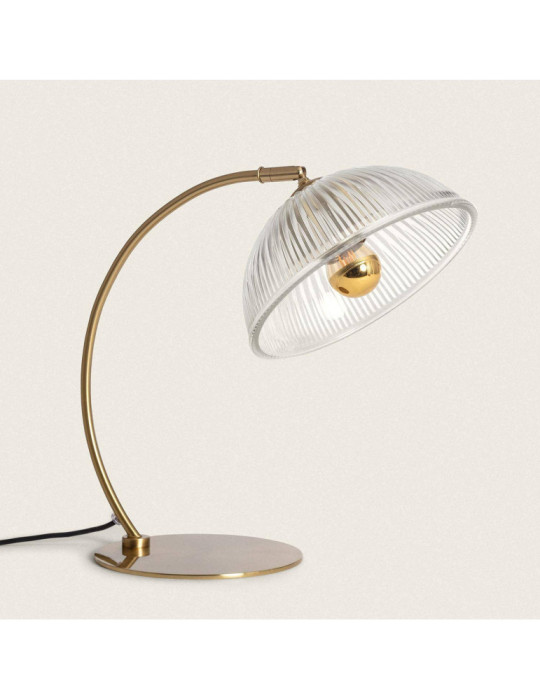 Lampe à Poser Métal et Verre Shila