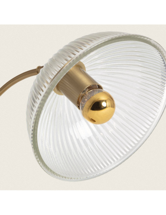 Lampe à Poser Métal et Verre Shila