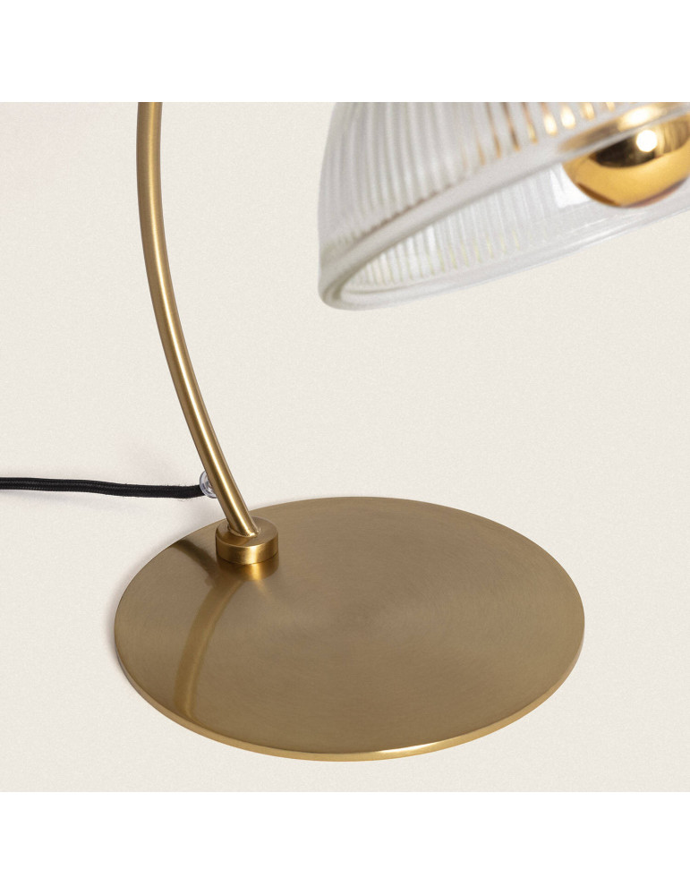 Lampe à Poser Métal et Verre Shila