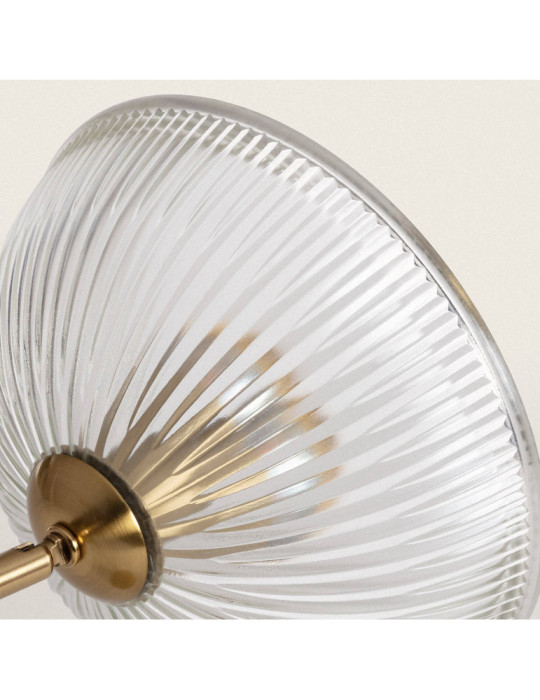 Lampe à Poser Métal et Verre Shila