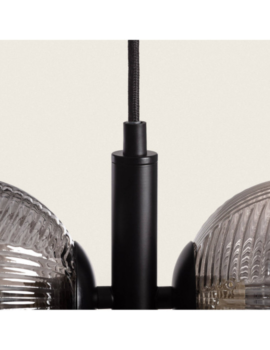 Suspension Métal et Verre Dayla