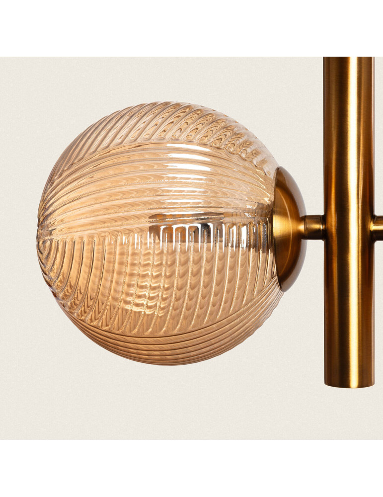 Suspension Métal et Verre Dayla