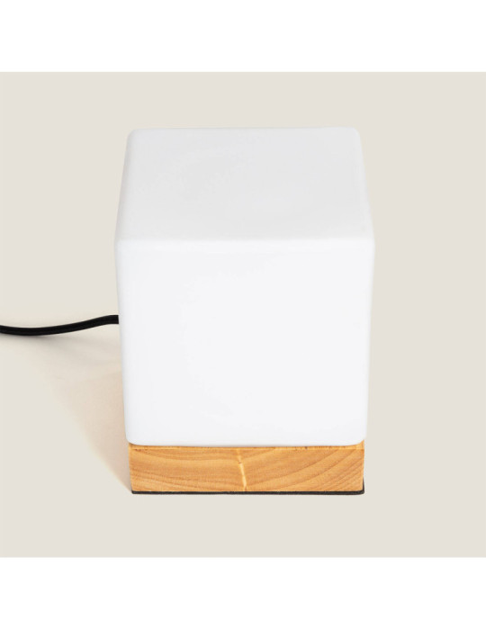 Lampe à Poser Bois et Verre Retilles