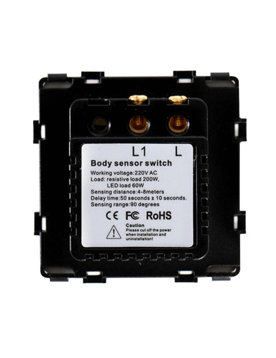 Détecteur de Présence IR avec Cadre PC Modern