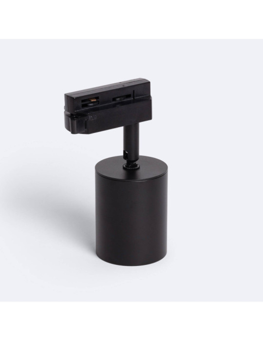 Spot LED sur Rail Monophasé 10W Mallet Dimmable Noir