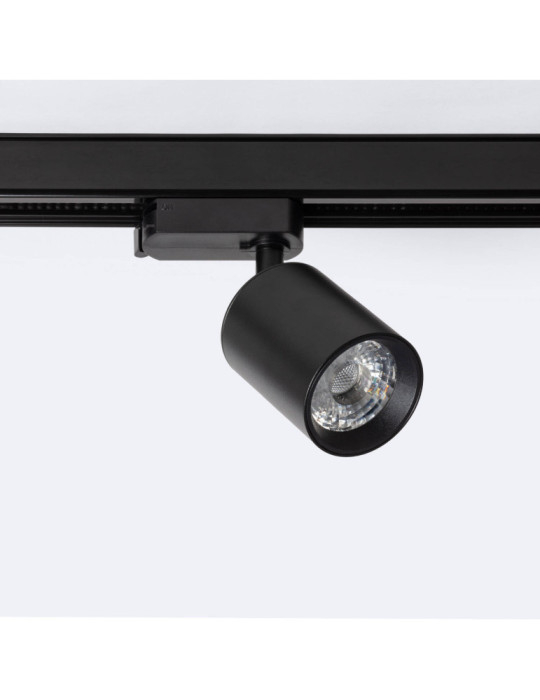 Spot LED sur Rail Monophasé 10W Mallet Dimmable Noir