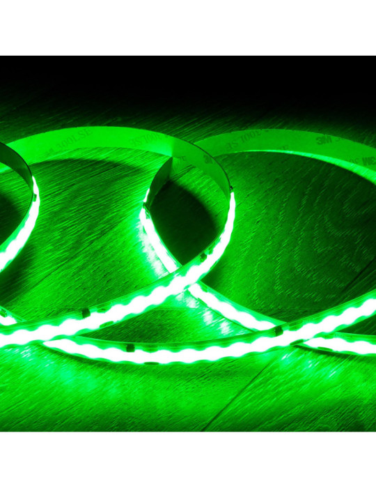 Ruban LED RGBIC Digital SPI 24V DC COB 360 LED/m 5m IP20 Largeur 10mm Coupe 5 cm