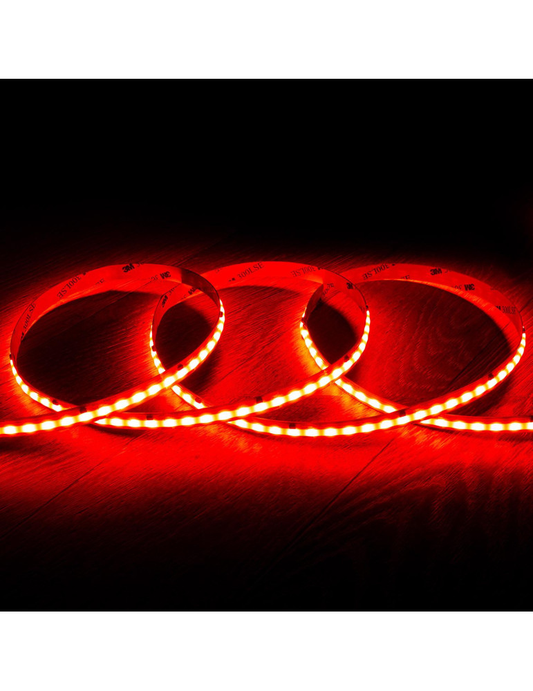 Ruban LED RGBIC Digital SPI 24V DC COB 360 LED/m 5m IP20 Largeur 10mm Coupe 5 cm