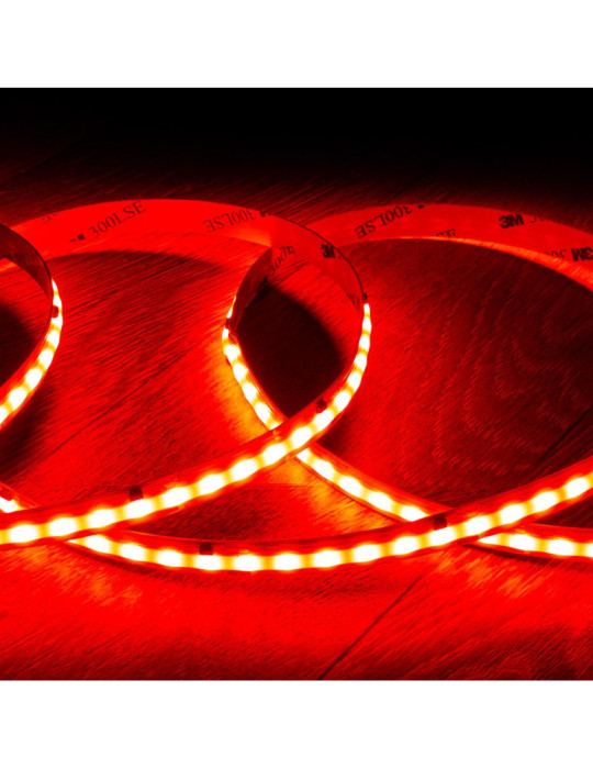 Ruban LED RGBIC Digital SPI 24V DC COB 360 LED/m 5m IP20 Largeur 10mm Coupe 5 cm