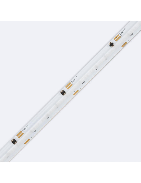 Ruban LED RGBIC Digital SPI 24V DC COB 360 LED/m 5m IP20 Largeur 10mm Coupe 5 cm