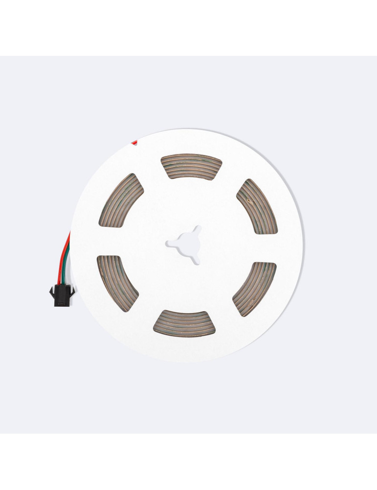 Ruban LED RGBIC Digital SPI 24V DC COB 360 LED/m 5m IP20 Largeur 10mm Coupe 5 cm