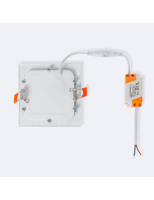 Dalle LED 6W Carrée Extra-Plate Coupe 105x105 mm Pack de 2 Unités