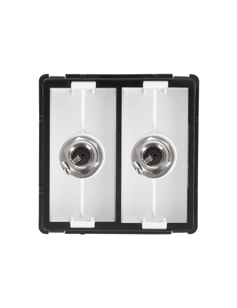 Prise Double Satellite Modern