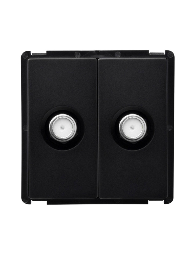 Prise Double Satellite Modern