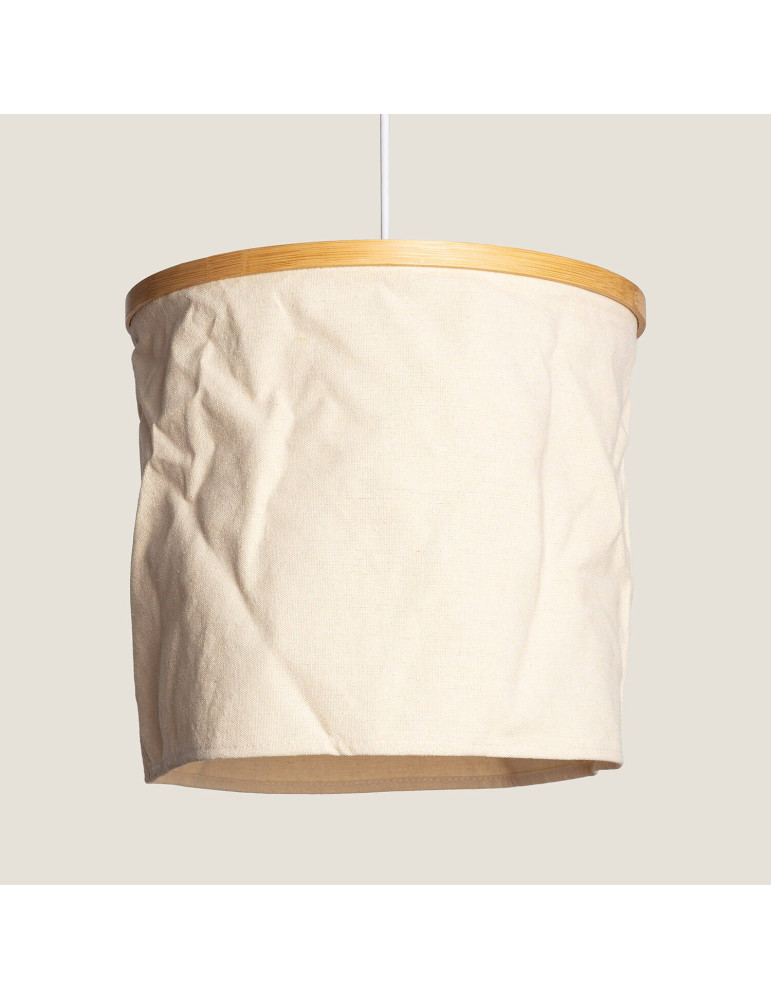 Suspension Bambou et Tissu Noah
